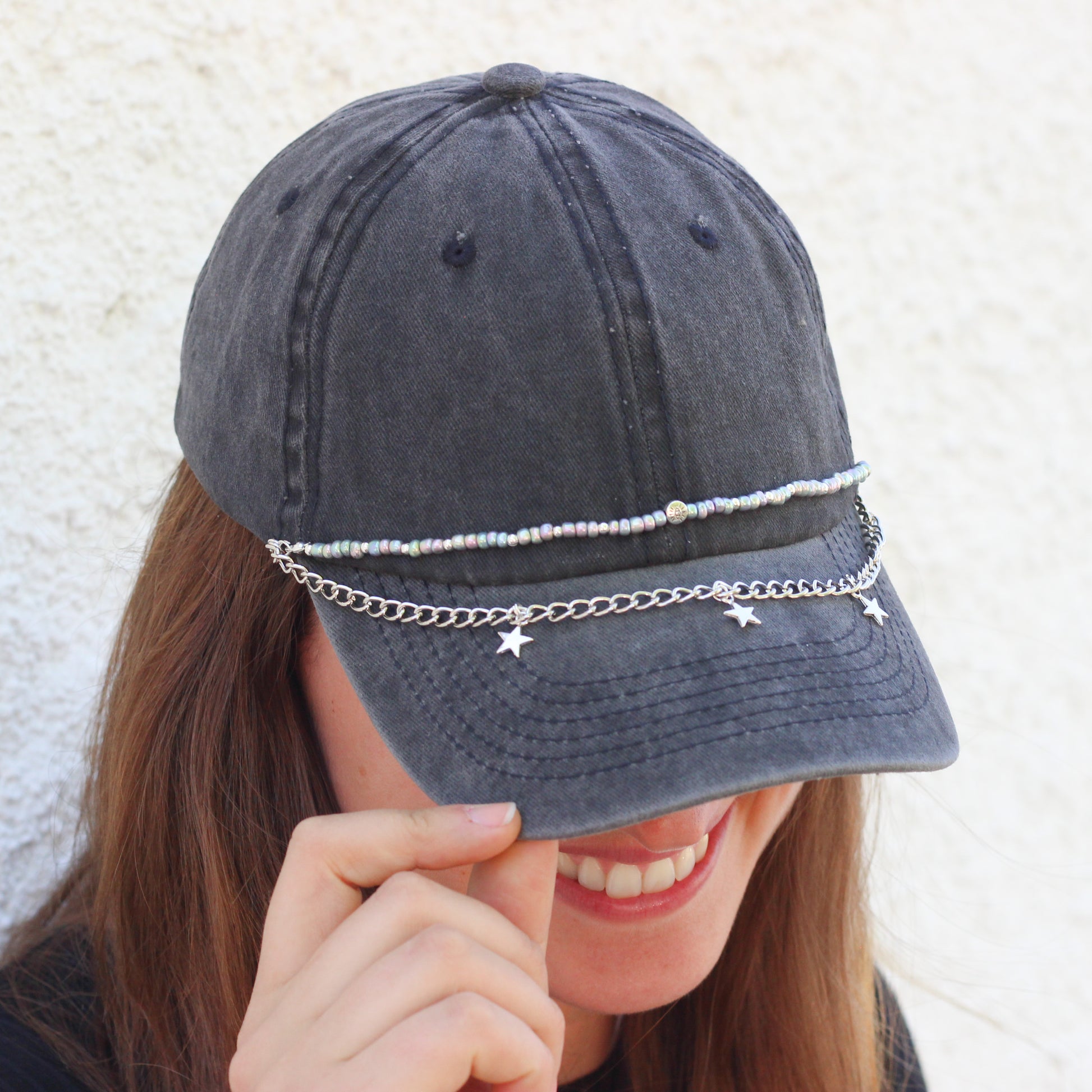 Jockey Adele jaspeado color mostaza, ajustable, hecho a mano — Elefanterosado